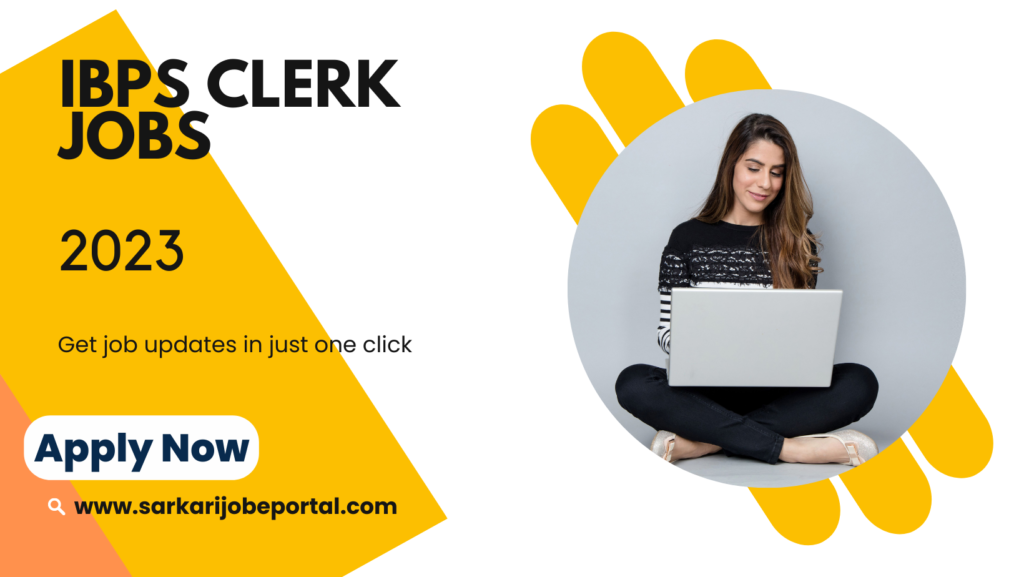 IBPS Clerk notification 2023 Online Form