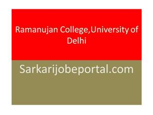 Ramanujan College Various Post